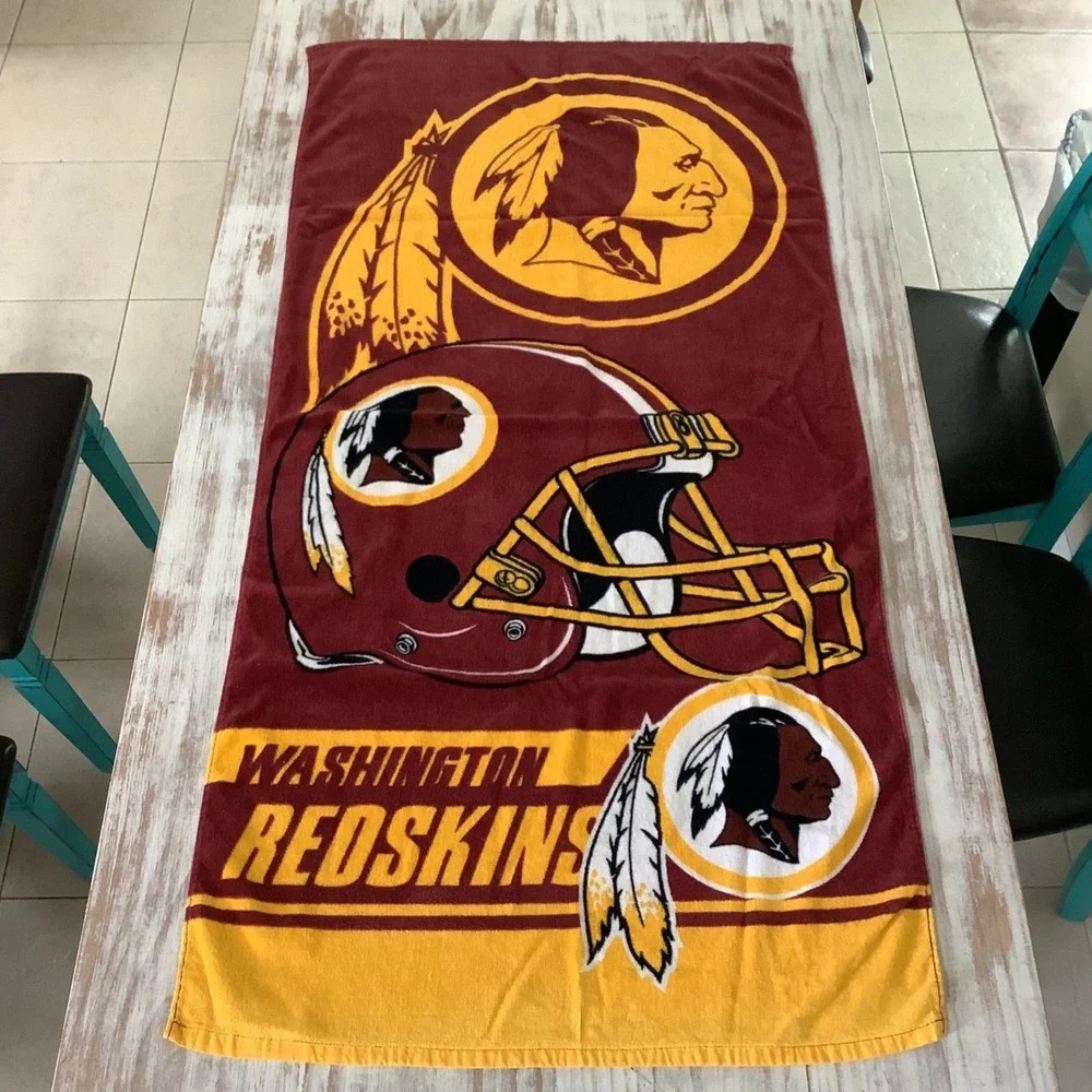 Northwest NFL Washington Redskins 100%  Cotton Beach Towel 27 x 53‎
